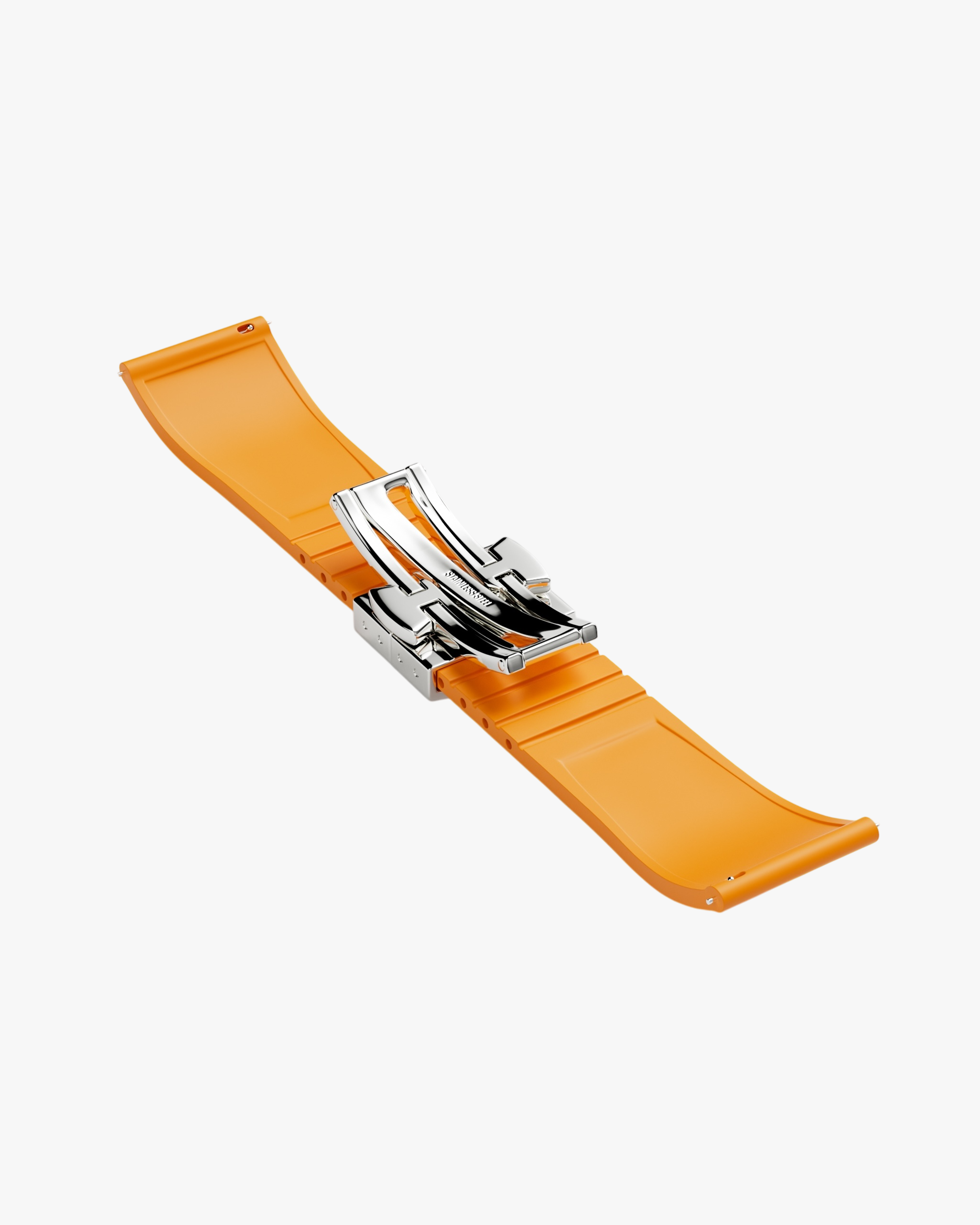 Orange Rubber Strap