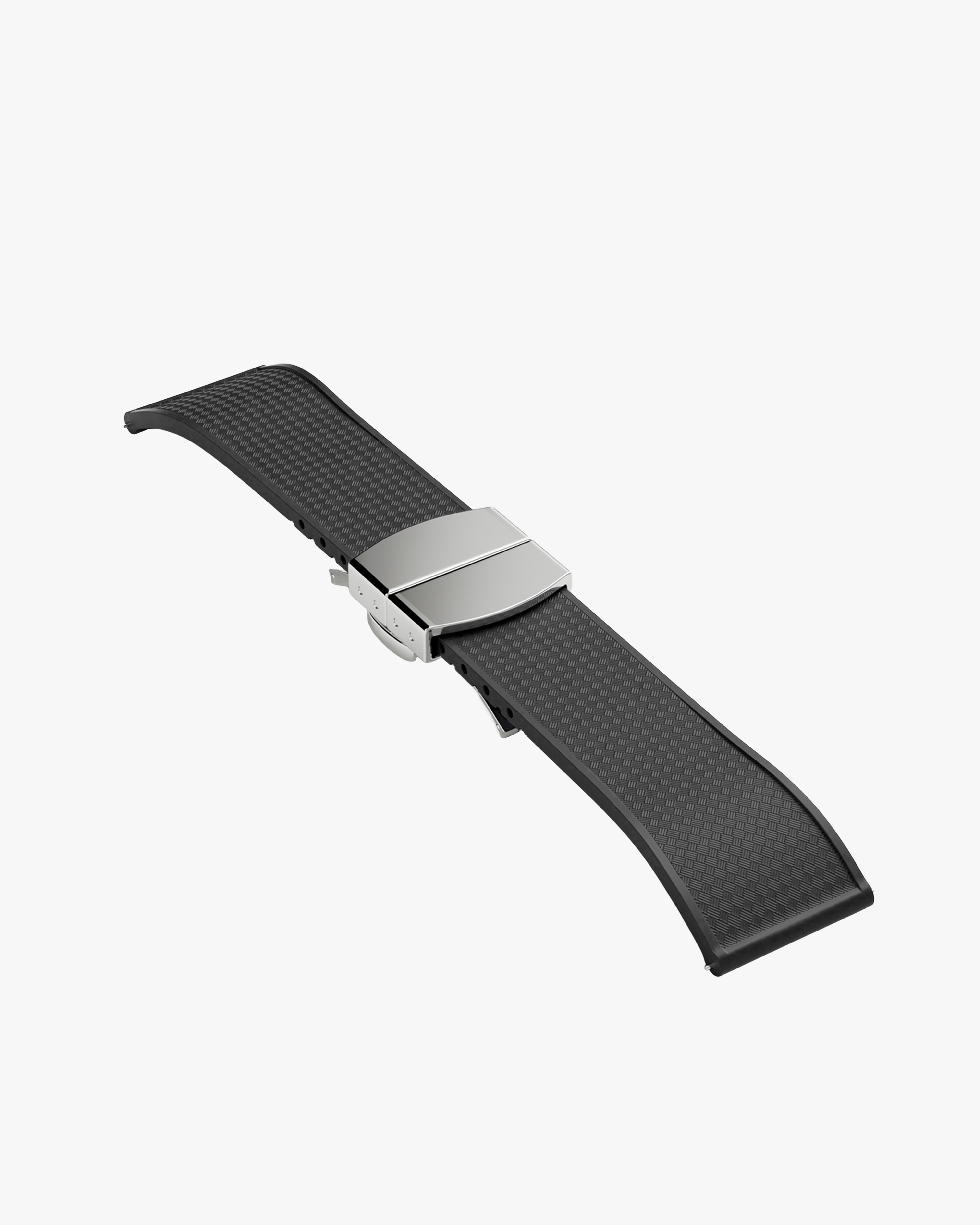 Black Rubber Strap