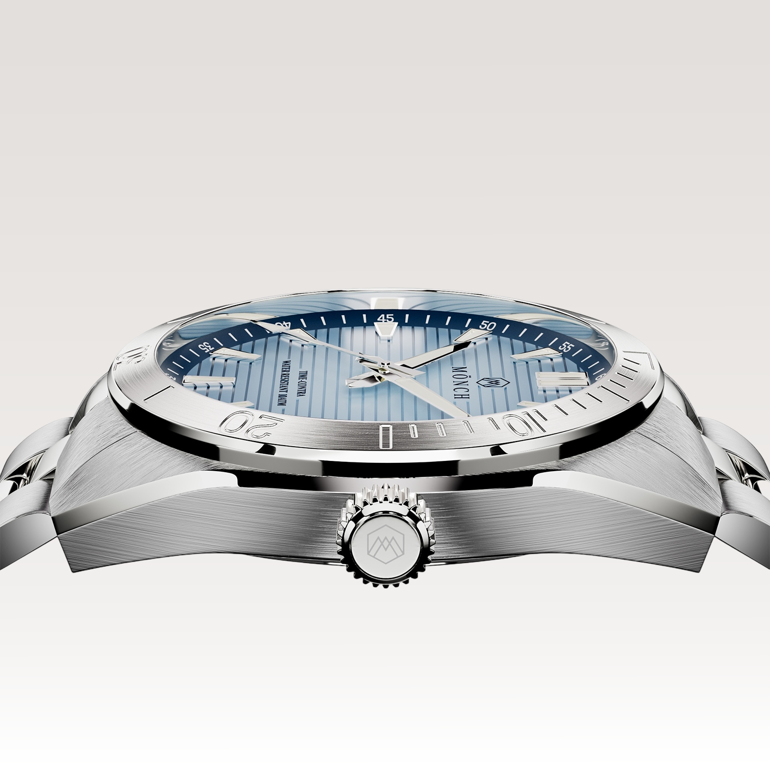 Time-Contra, Arctic-Men's 41mm Watch - 10ATM Water Resistant - Stainless Steel - MÖNCH