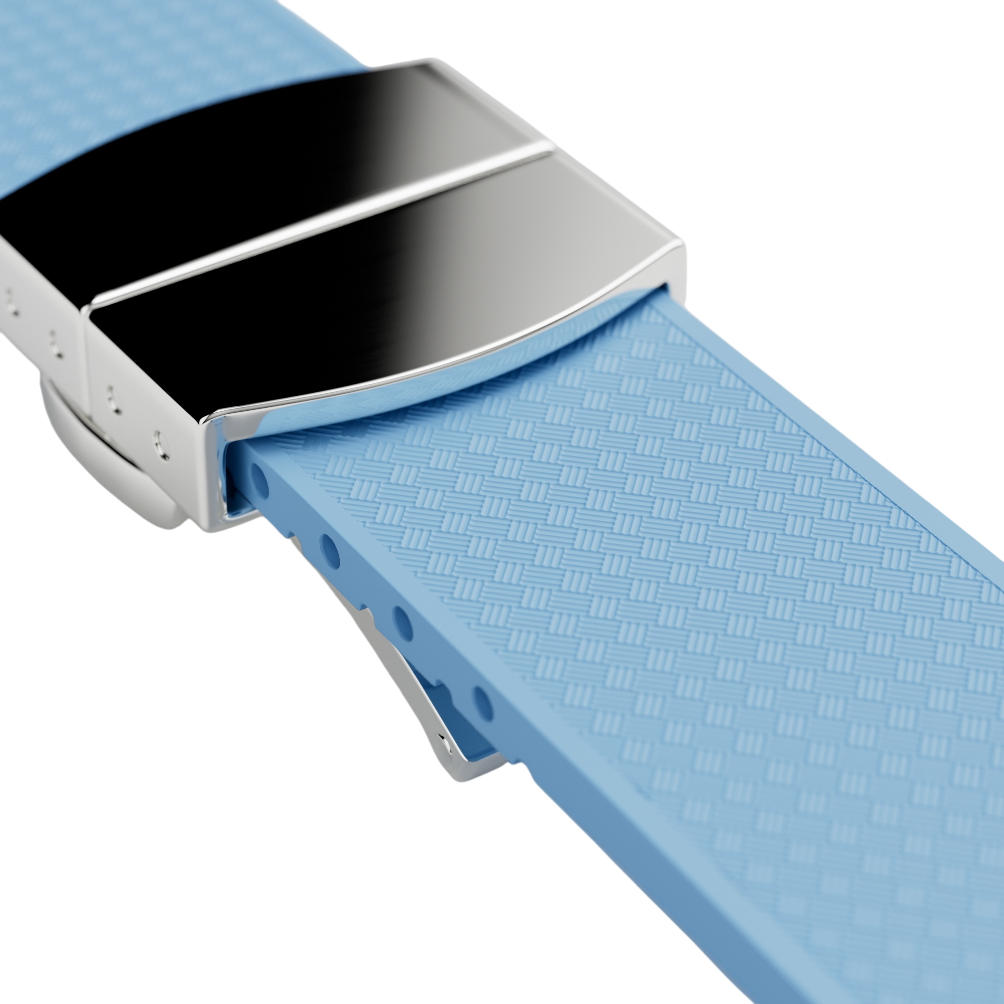 Blue Rubber Strap-20mm FKM Rubber Watch Strap - Cut to size -MÖNCH