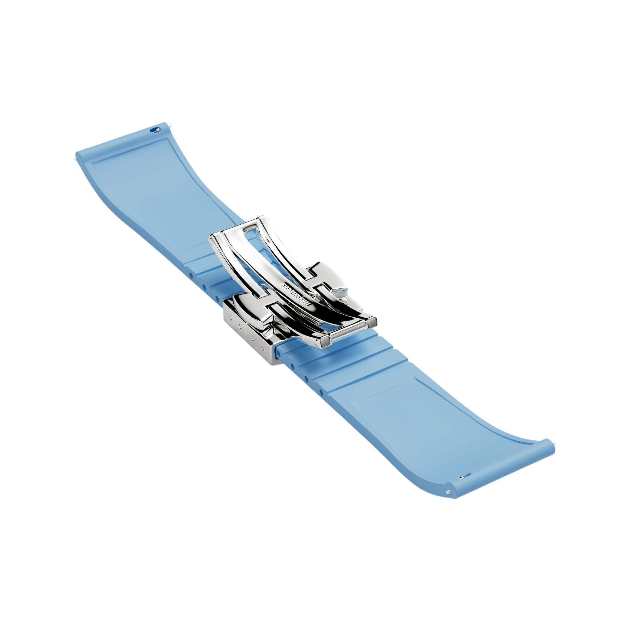 Blue Rubber Strap-20mm FKM Rubber Watch Strap - Cut to size -MÖNCH