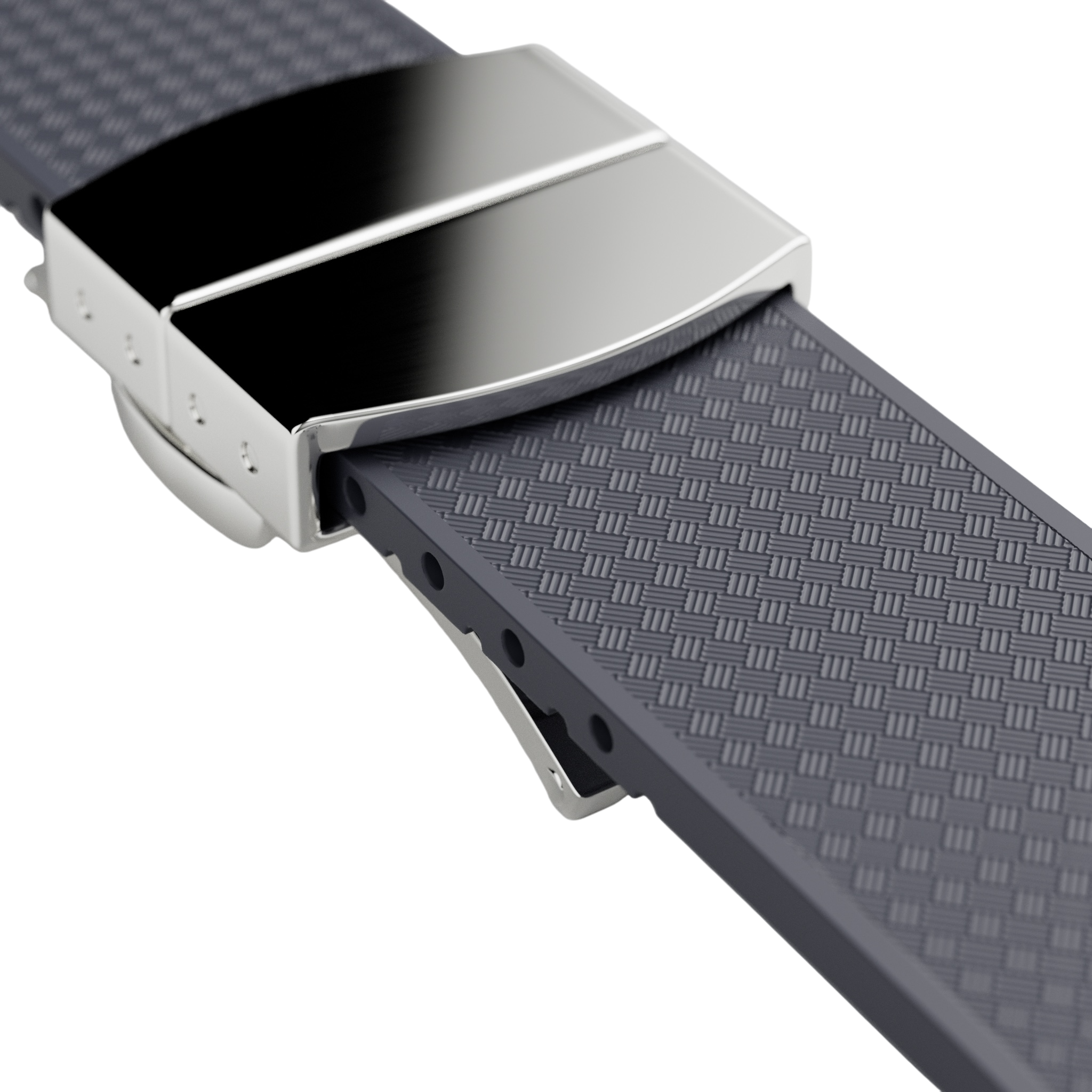 Grey Rubber Strap-20mm FKM Rubber Watch Strap - Cut to size -MÖNCH