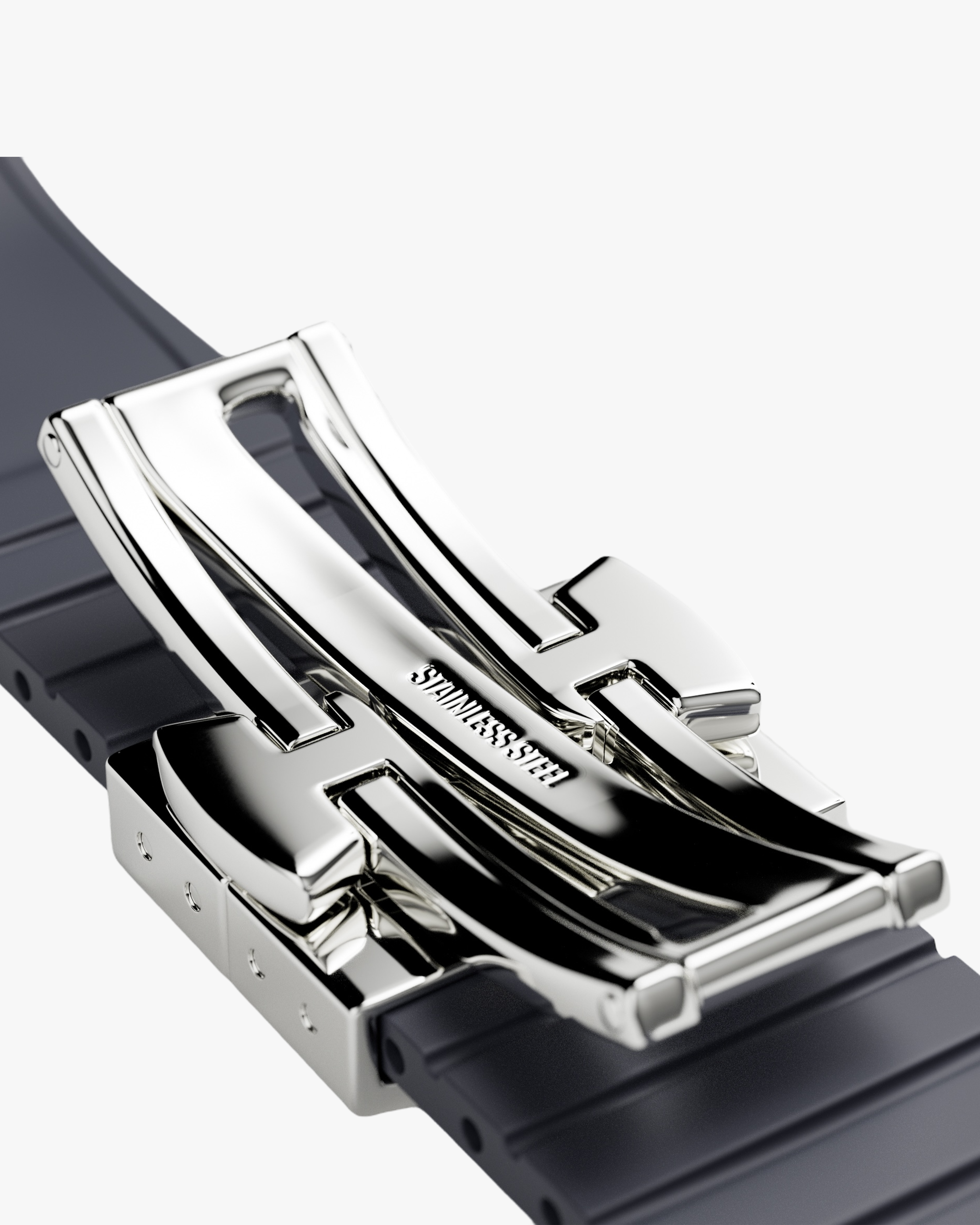 Grey Rubber Strap