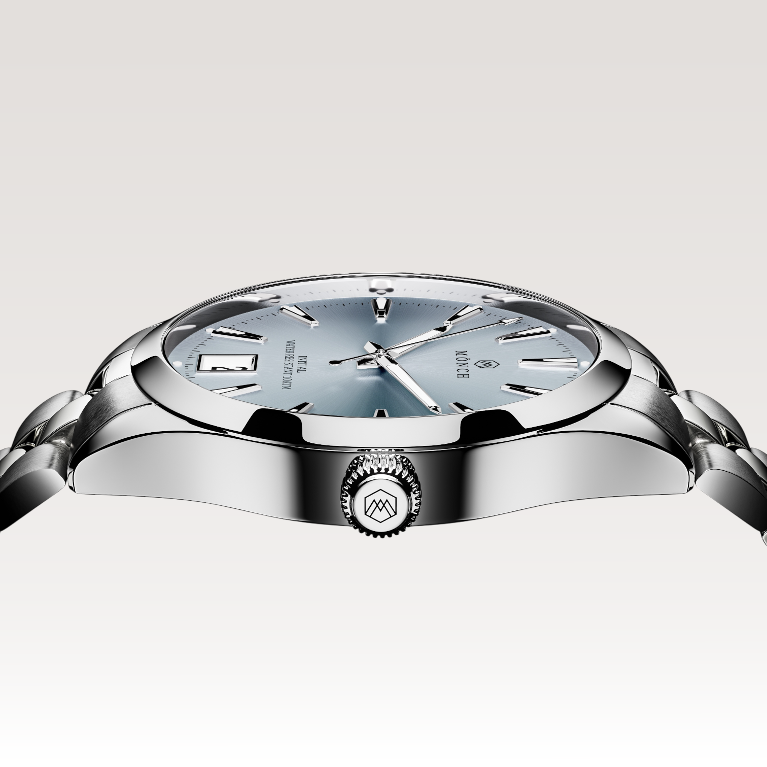 INITIAL, ARCTIC-Men's 40mm Dial - 10ATM Water Resistant - Date - Stainless Steel - MÖNCH