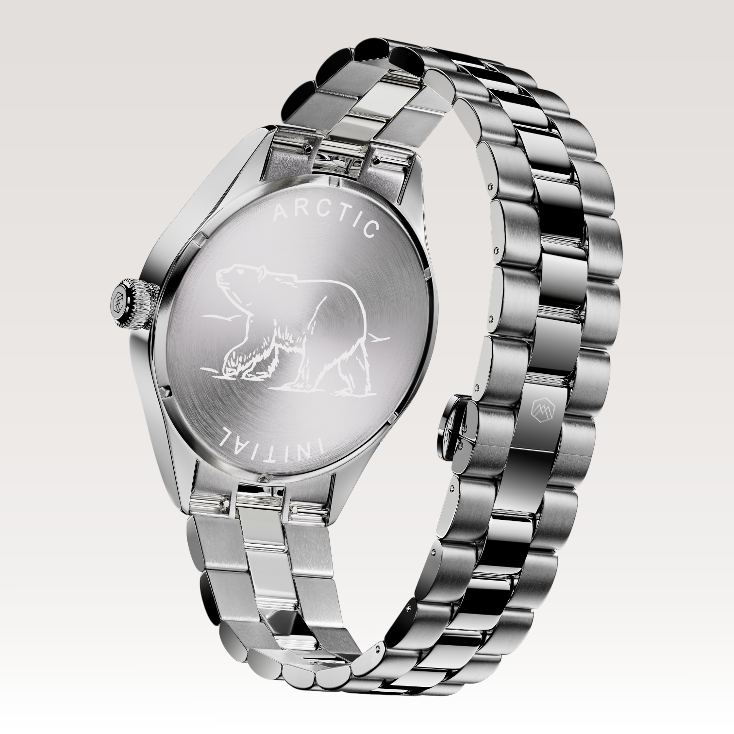 INITIAL, ARCTIC-Men's 40mm Dial - 10ATM Water Resistant - Date - Stainless Steel - MÖNCH