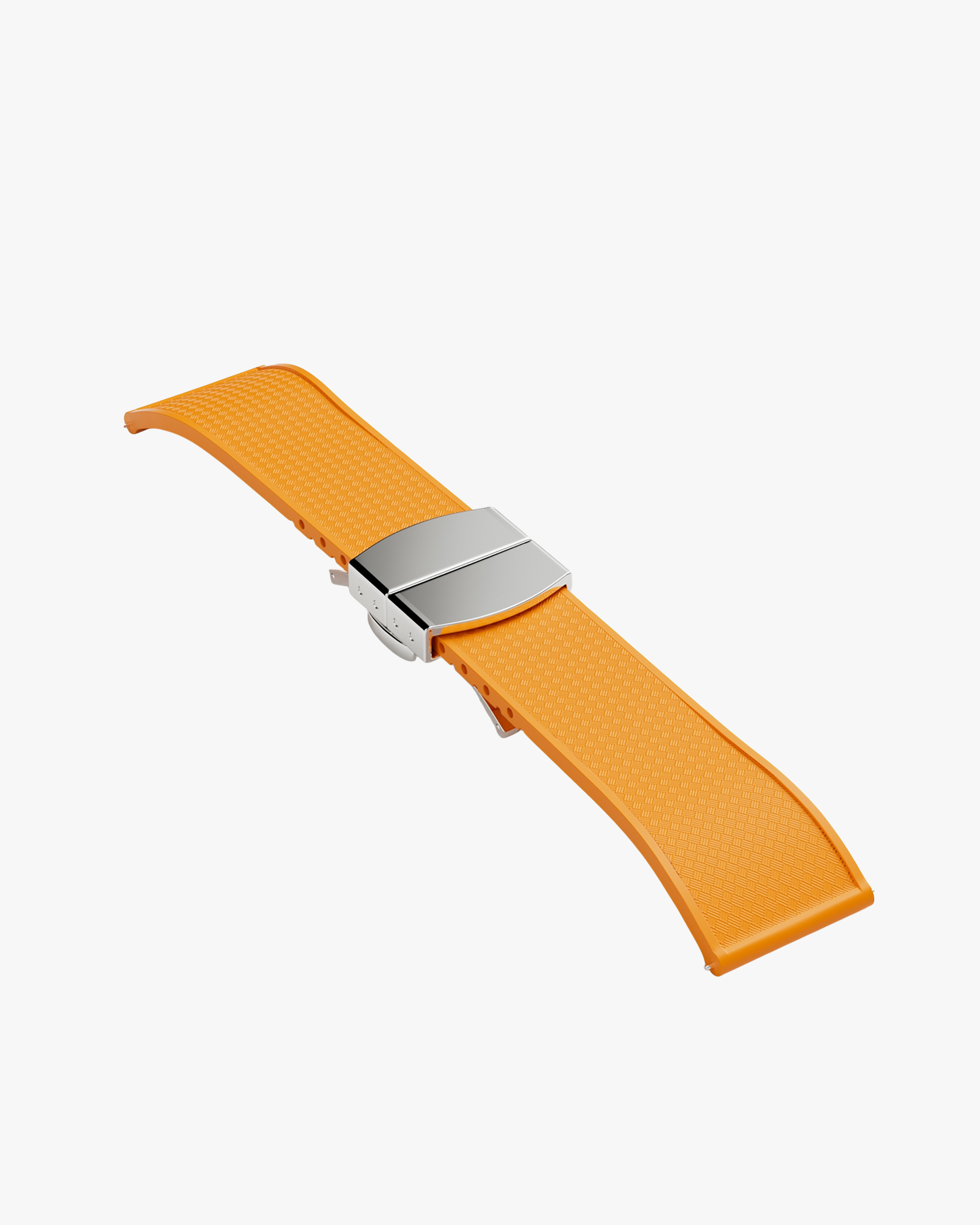 Orange Rubber Strap