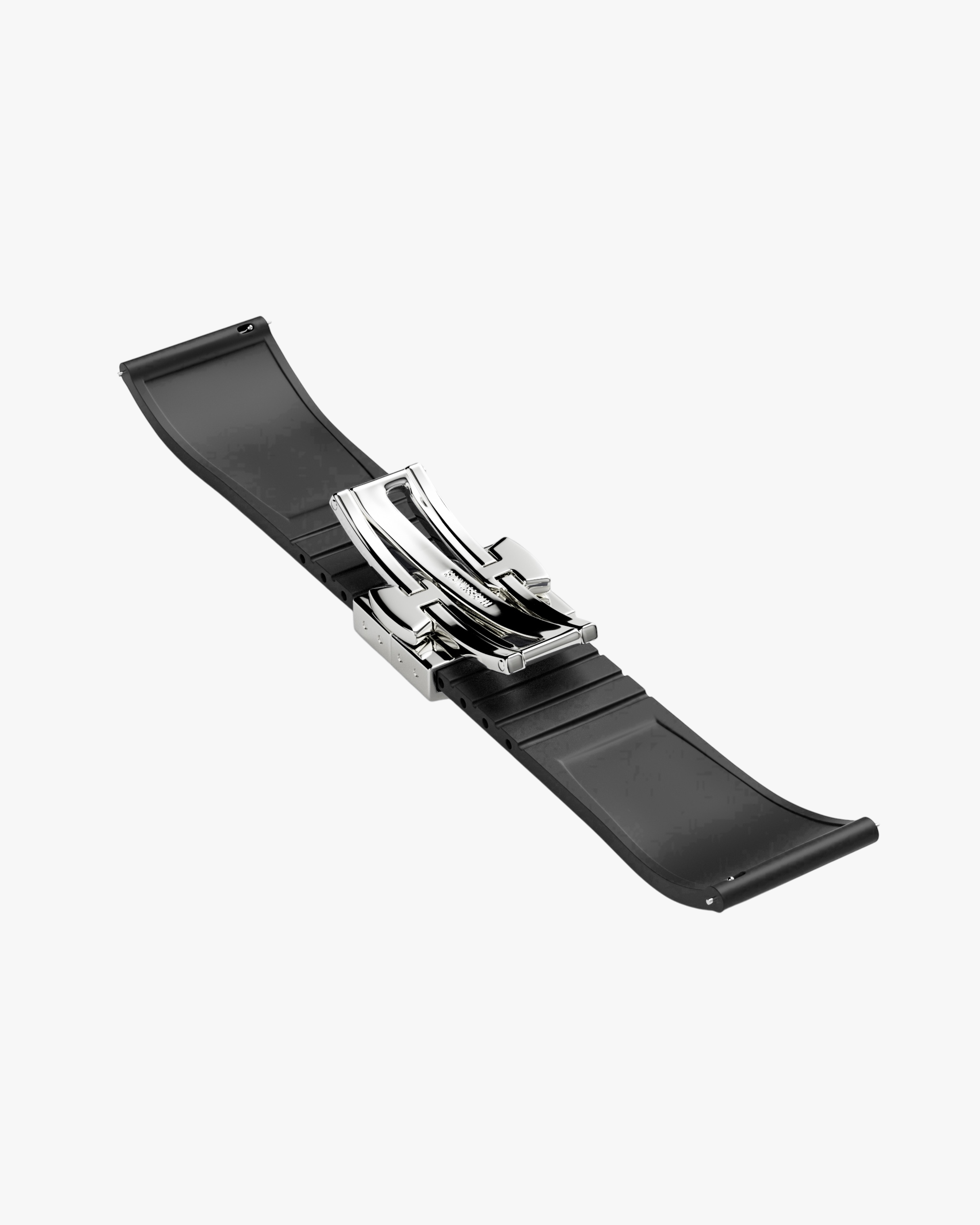 Black Rubber Strap