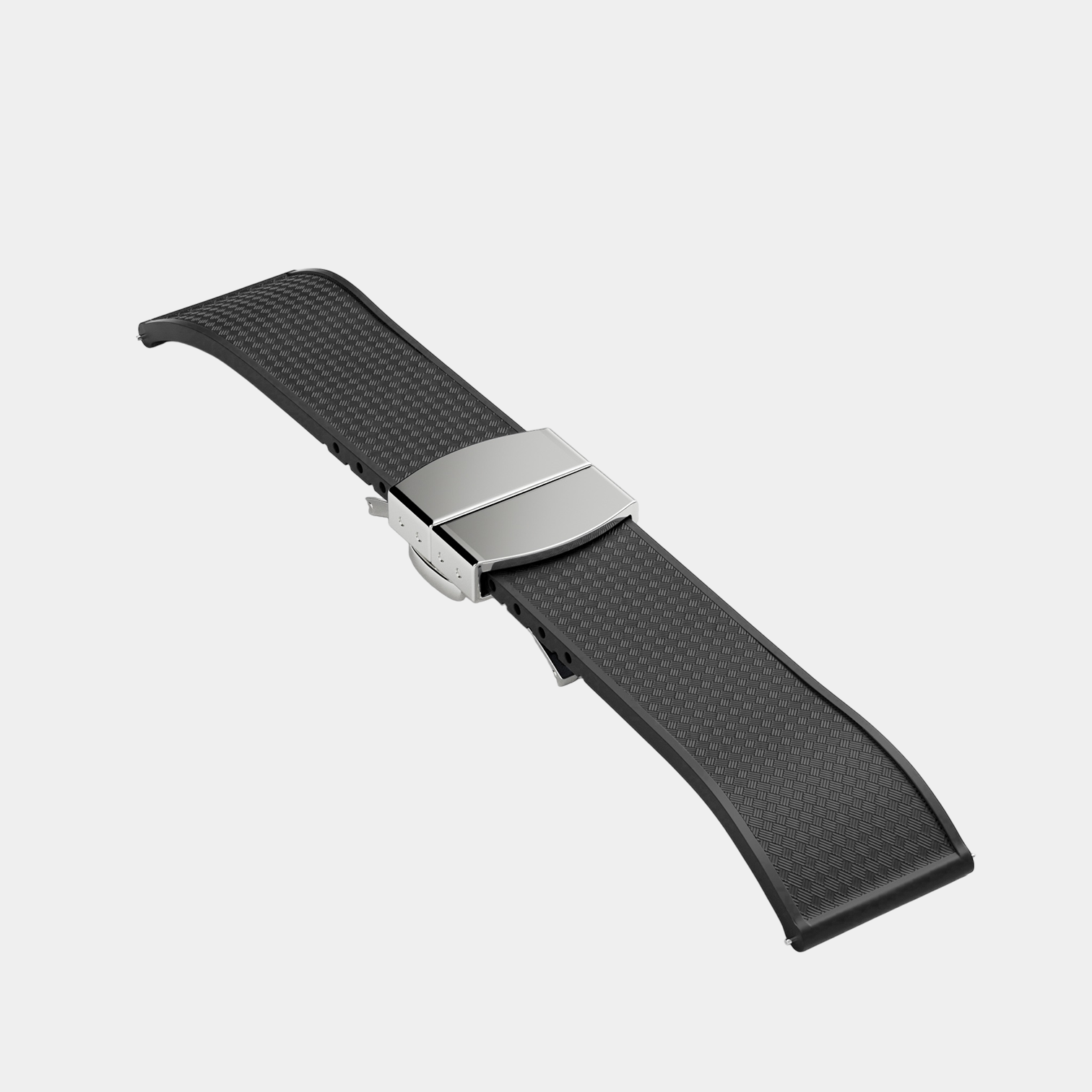 MÖNCH, Black Rubber Strap