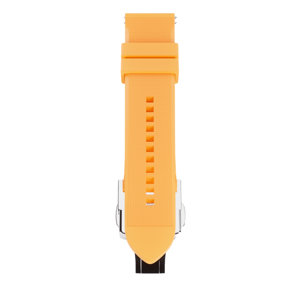 Timeless, Orange Rubber Strap