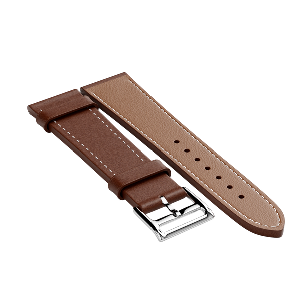 Timeless, Brown Leather Strap