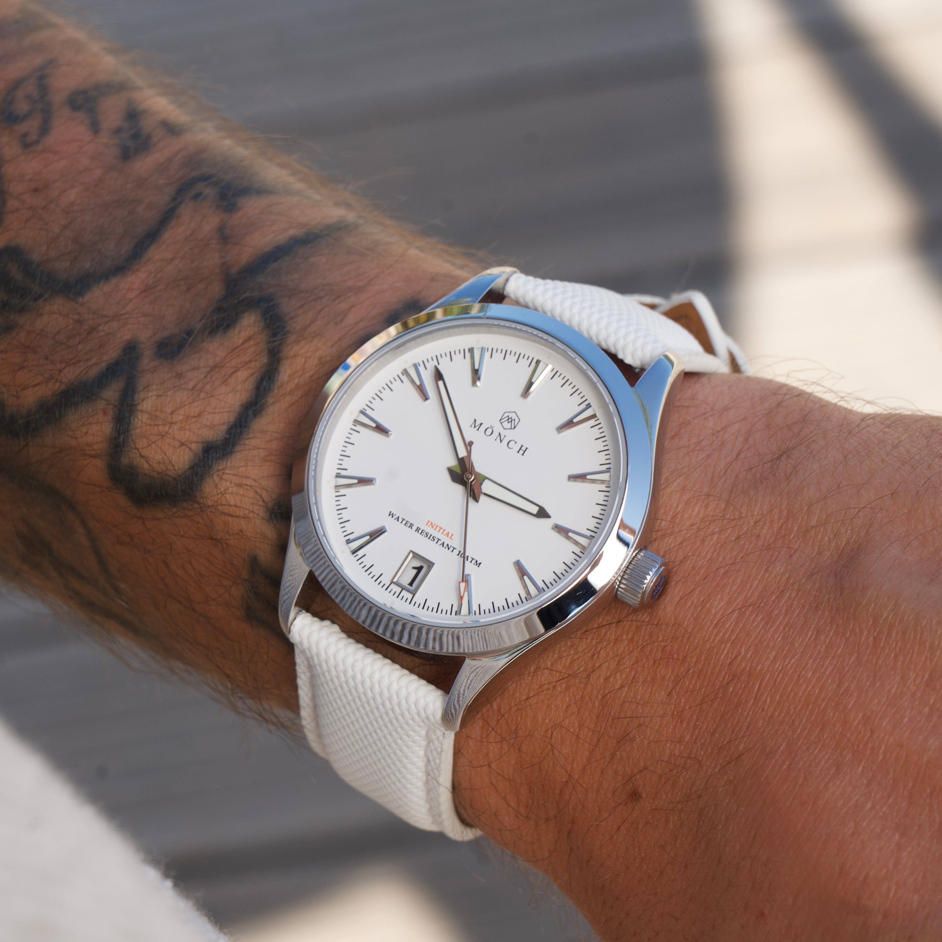 White Hybrid Strap
