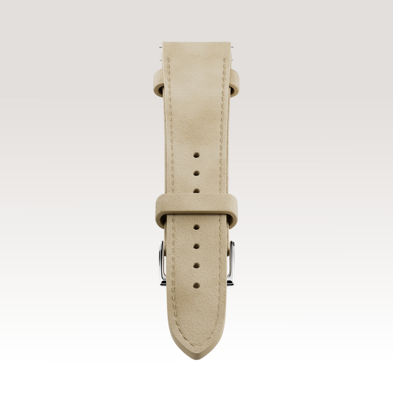 Beige Suede Strap-20mm - Hybrid - Watch Strap - compatible with Time-Contra 41 & Initial 40 - MÖNCH