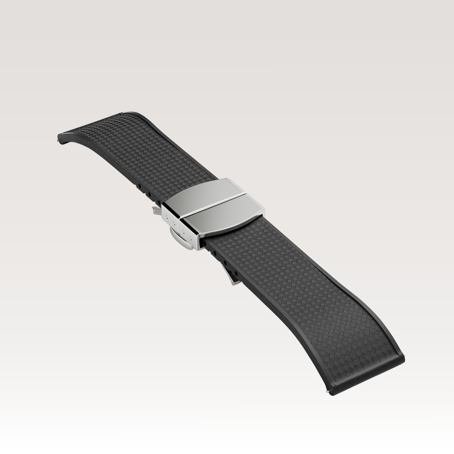 Black Rubber Strap
