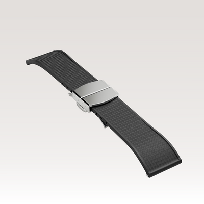Black Rubber Strap