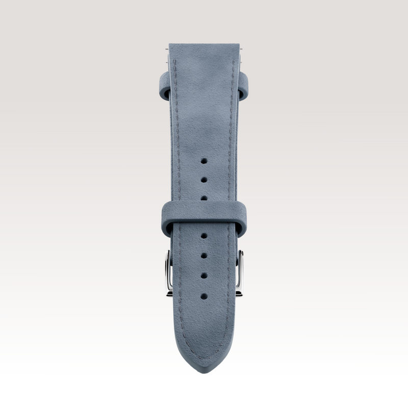 Blue Suede Strap-20mm - Hybrid - Watch Strap - compatible with Time-Contra 41 & Initial 40 - MÖNCH