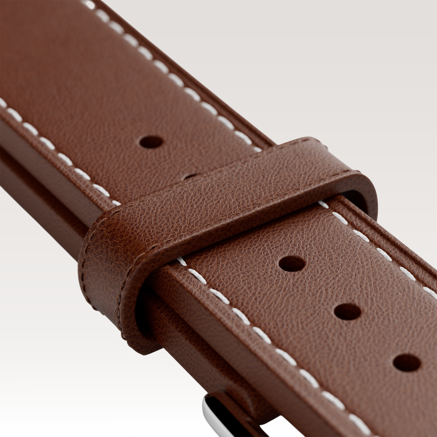Timeless, Brown Leather Strap