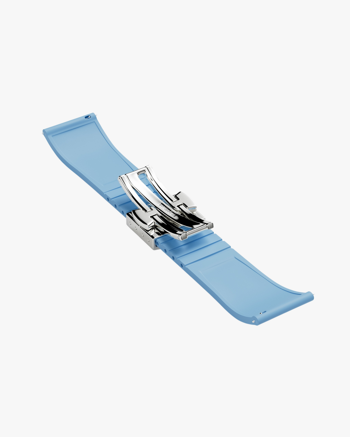 Blue Rubber Strap