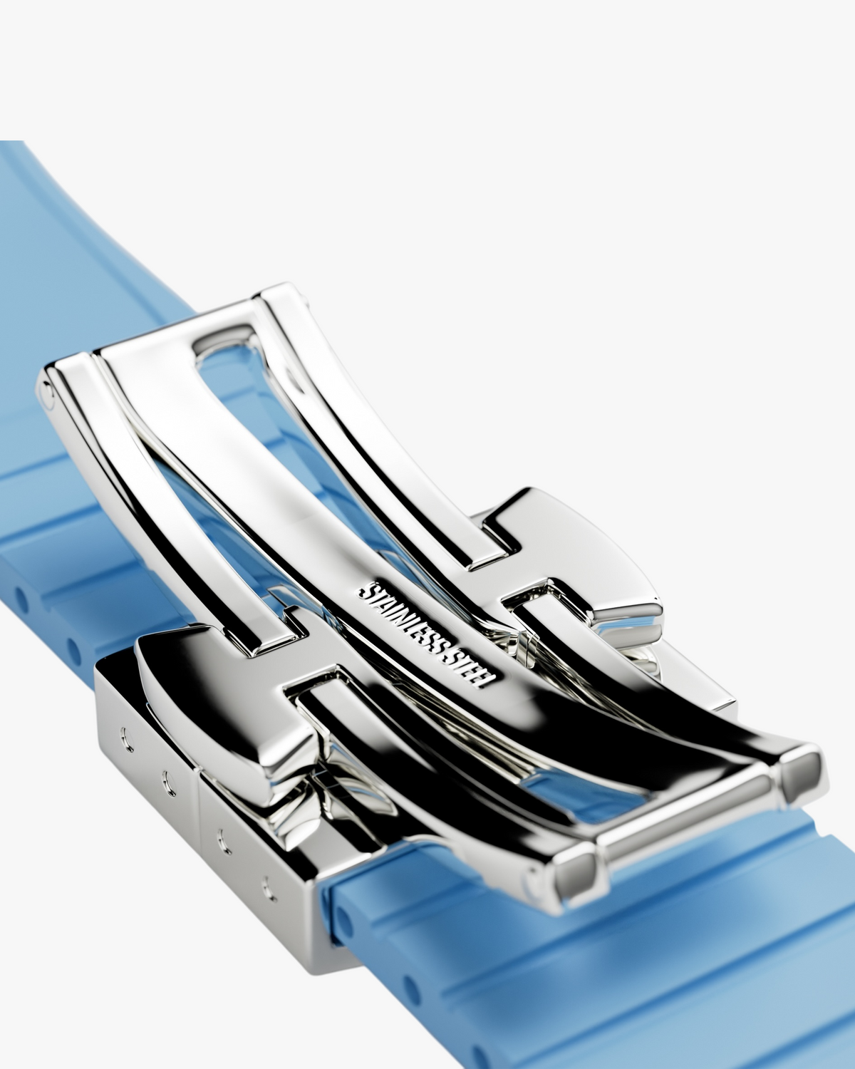 Blue Rubber Strap