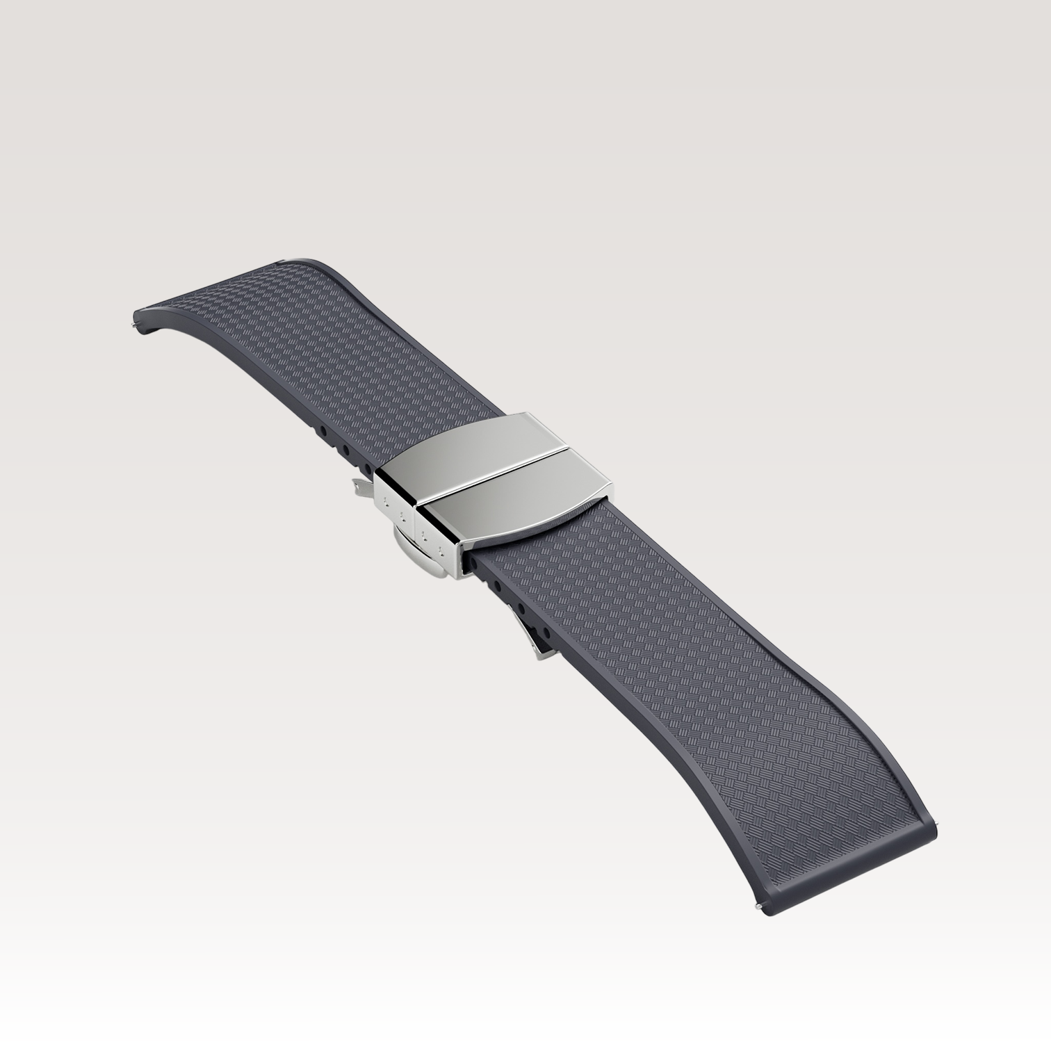 Timeless, Grey Rubber Strap