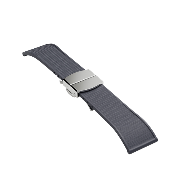 Timeless, Grey Rubber Strap