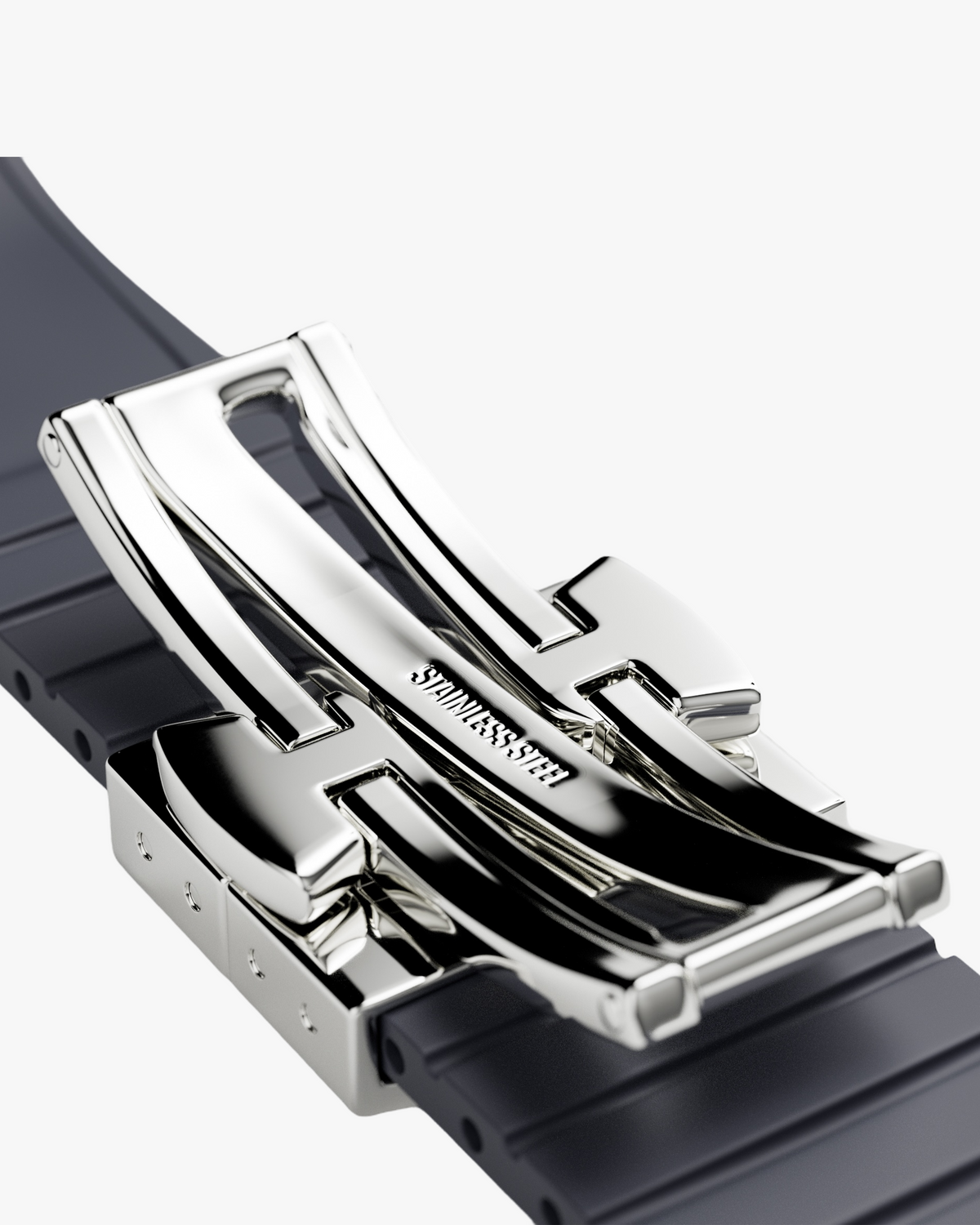 Grey Rubber Strap