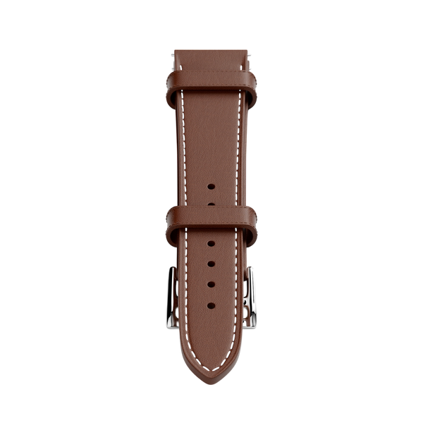 Timeless, Brown Leather Strap