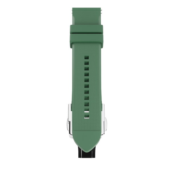 Timeless, Green Rubber Strap