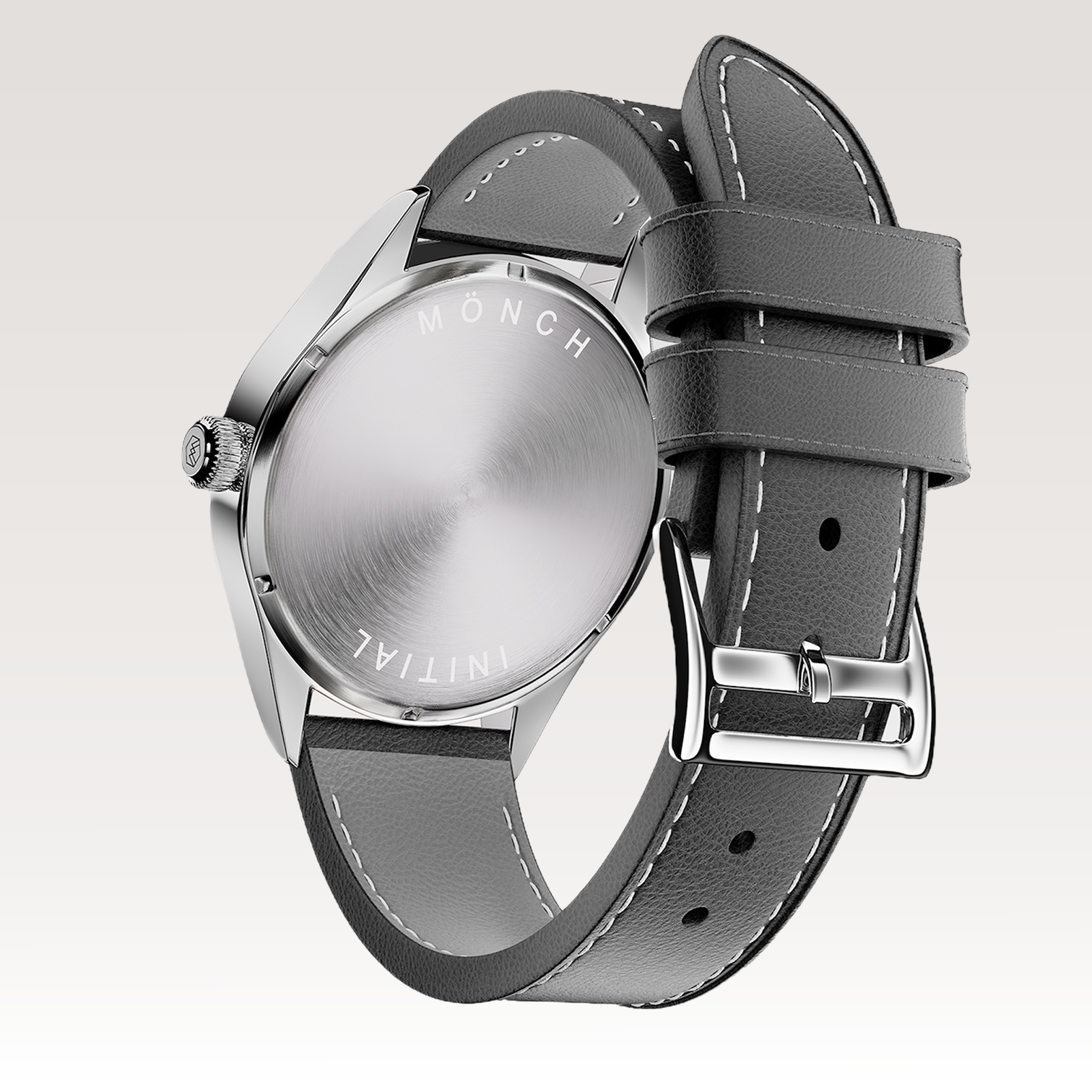 INITIAL, NOIR BLACK LEATHER