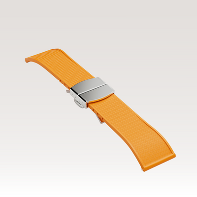 Orange Rubber Strap