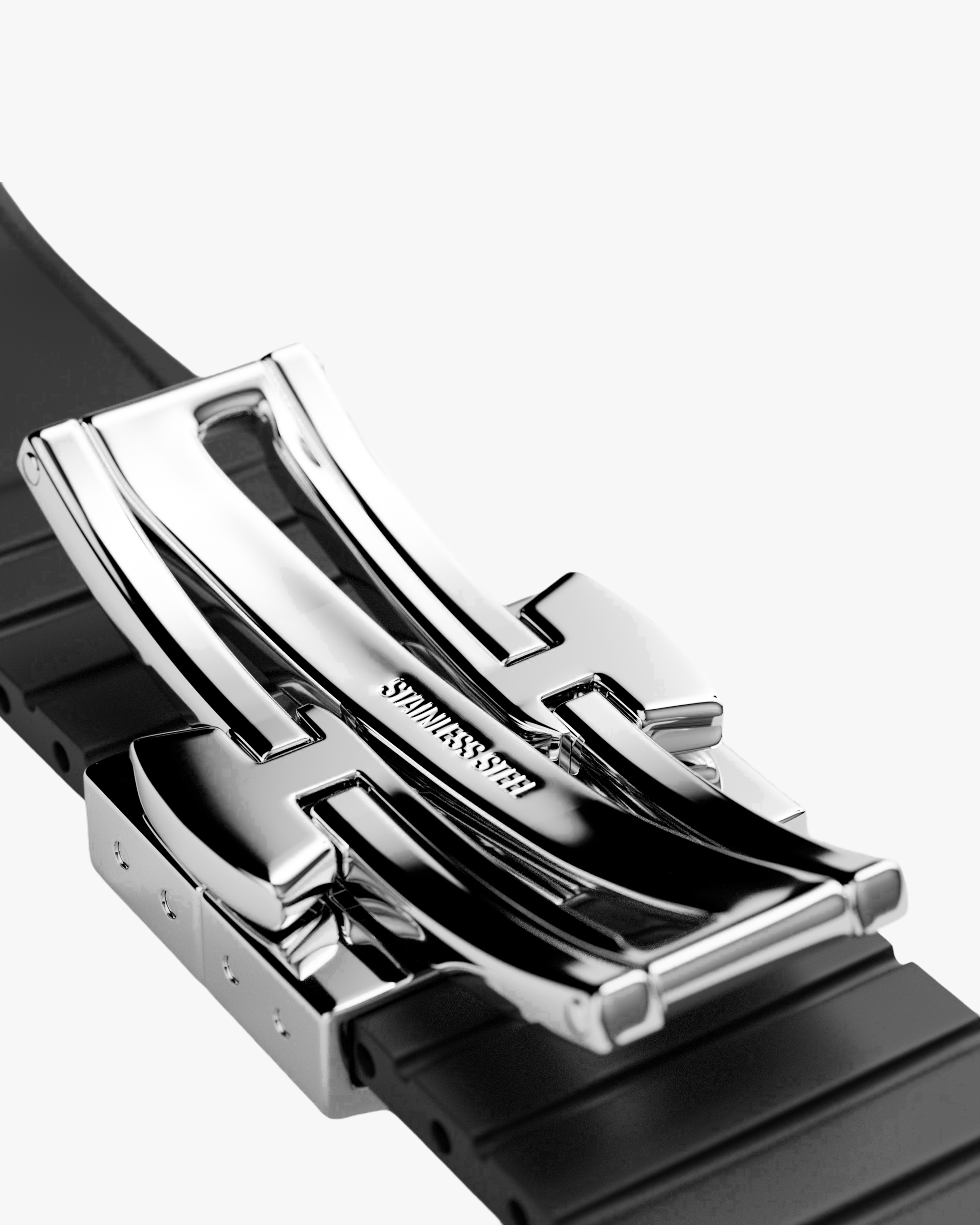 Black Rubber Strap
